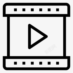 第一点播播放器媒体控制电影图标高清图片