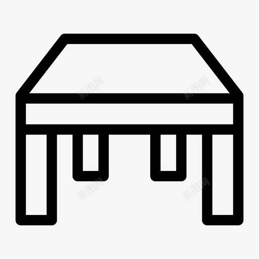 桌子椅子沙发图标svg_新图网 https://ixintu.com 家具 桌子 椅子 沙发 生产 饭桌