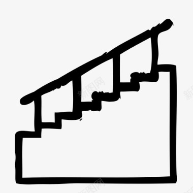 楼梯建筑师建筑图标图标