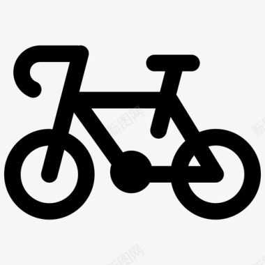 自行车交通工具基本工具图标图标