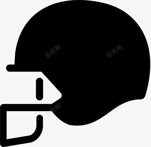 Football Helmetsvg_新图网 https://ixintu.com Football Helmet