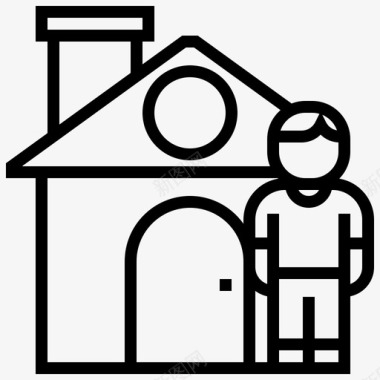 房地产住宅房主图标图标