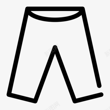 裤子休闲衣服图标图标