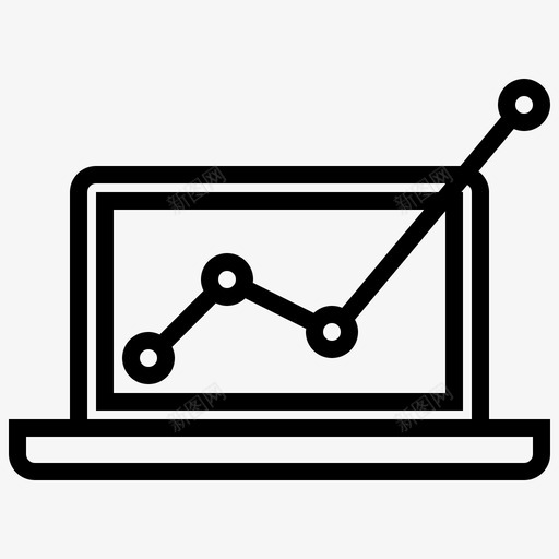 图表分析计算机图标svg_新图网 https://ixintu.com 分析 创业 图表 笔记本电脑 计算机