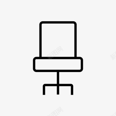 椅子图标图标