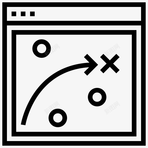 网页分析策略图标svg_新图网 https://ixintu.com 分析 用户界面 策略 网页设计