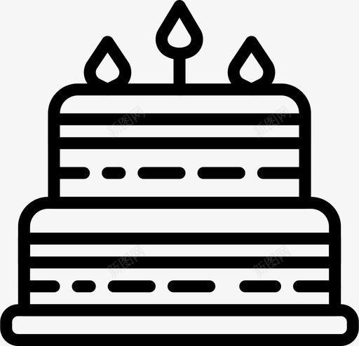 生日蛋糕烹饪喝图标svg_新图网 https://ixintu.com 吃 喝 烹饪 生日蛋糕 砸图标美食3大纲