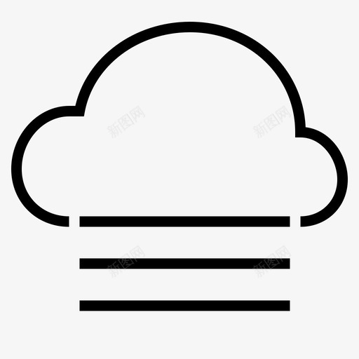 weather_fogsvg_新图网 https://ixintu.com weather_fog