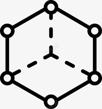 六边形绘图窗体图标图标