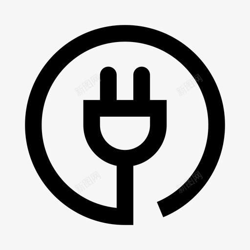 充电电池能量图标svg_新图网 https://ixintu.com 充电 插头 电池 电源 能量 设备