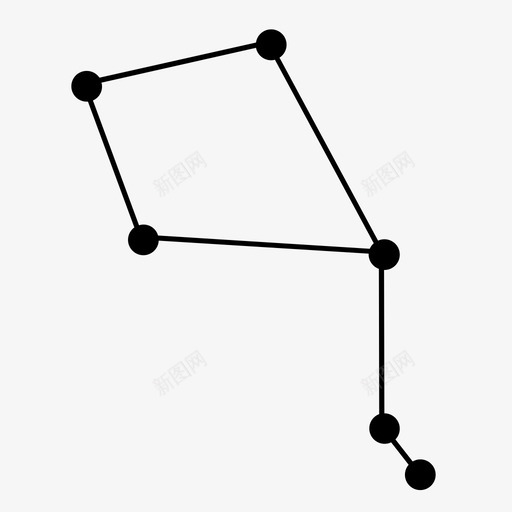 天平星座网络图标svg_新图网 https://ixintu.com 夜晚 天平 天空 星座 星星 网络