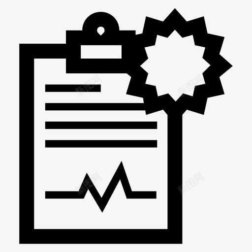 新检查剪贴板医学和实验室图标svg_新图网 https://ixintu.com 剪贴板 医学和实验室图标 新检查