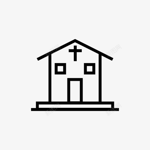 教堂图表体积图标svg_新图网 https://ixintu.com 体积 图表 教堂