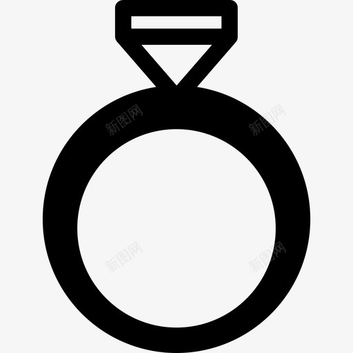 结婚戒指时尚圣瓦伦丁图标svg_新图网 https://ixintu.com 圣瓦伦丁 时尚 结婚戒指