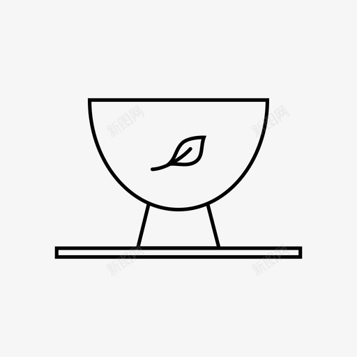碗瓷器杯子图标svg_新图网 https://ixintu.com 中国茶道 杯子 瓷器 碗 茶 茶logo 饮料