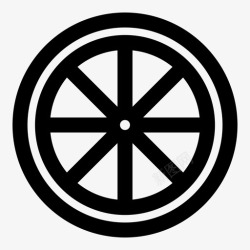 运输古代轮子自行车辐条图标高清图片