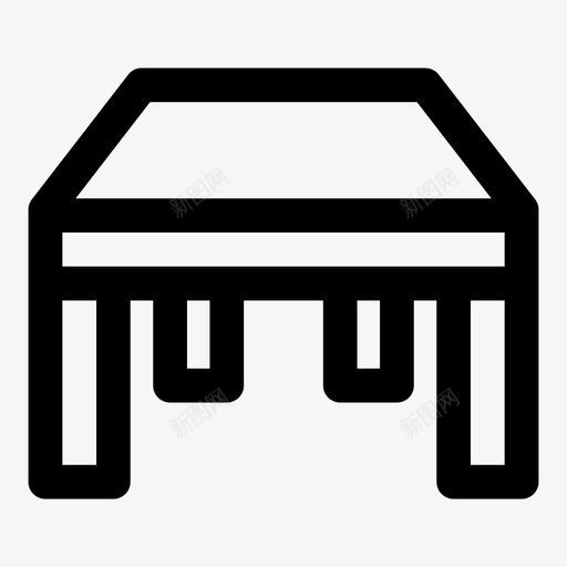 桌子椅子沙发图标svg_新图网 https://ixintu.com 家具 桌子 椅子 沙发 生产 饭桌