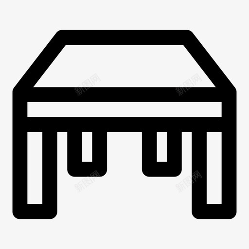 桌子椅子沙发图标svg_新图网 https://ixintu.com 家具 桌子 椅子 沙发 生产 饭桌