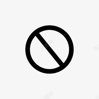 阻止禁止禁止进入图标图标