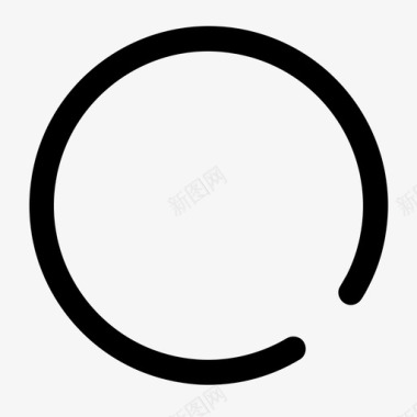 圆形气泡圆环图标图标