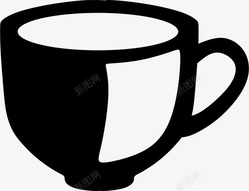 杯子咖啡饮料图标svg_新图网 https://ixintu.com 咖啡 杯子 茶 饮料