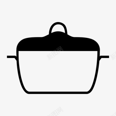 锅瓦罐厨房图标图标
