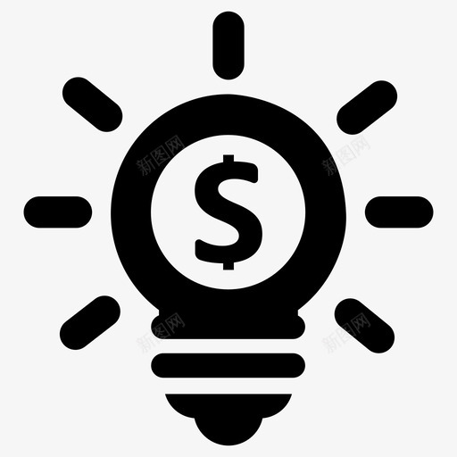 商业理念预算预算计划图标svg_新图网 https://ixintu.com 商业理念 商业计划 投资 预算 预算计划