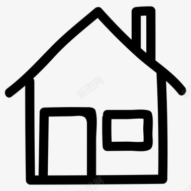 住宅建筑房产图标图标