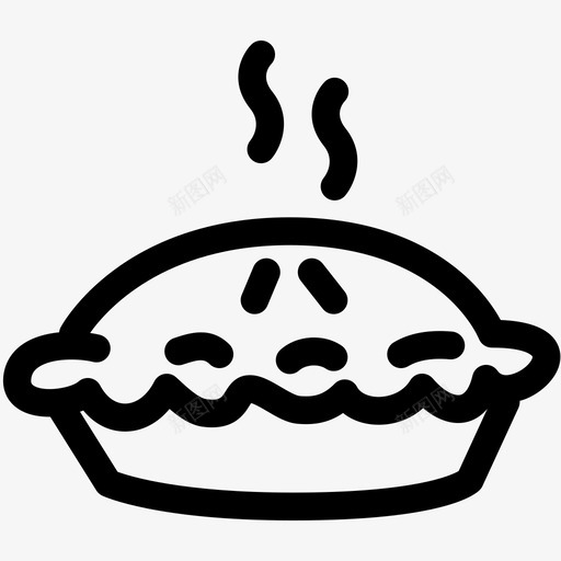 派苹果派面包店图标svg_新图网 https://ixintu.com 派 甜点 苹果派 面包店 食物 食物概要2套