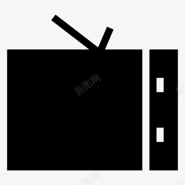 电视有线电视娱乐图标图标