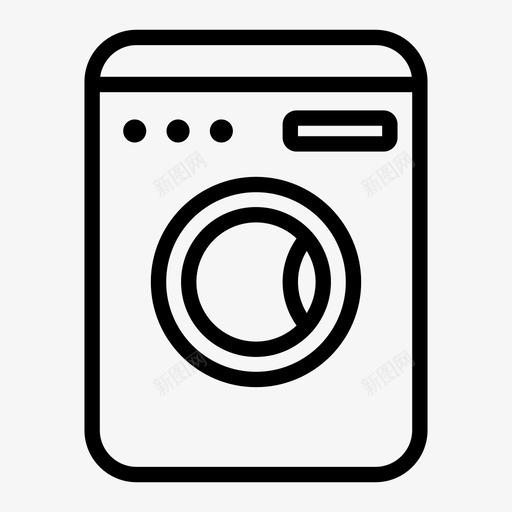 洗衣机衣服自助洗衣店图标svg_新图网 https://ixintu.com 洗衣房 洗衣机 自助洗衣店 衣服
