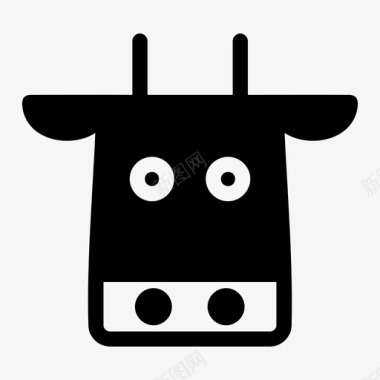 牛动物家养图标图标