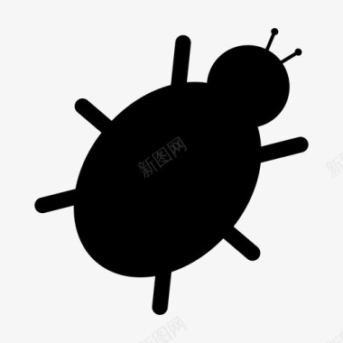 虫子动物甲虫图标图标