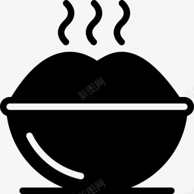 热面团烹饪喝图标图标