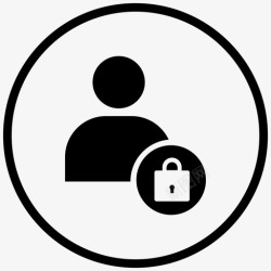 用户隐私保护隐私设置隐私保护个人资料照片图标高清图片