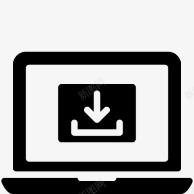 笔记本电脑电脑功能上传图标图标