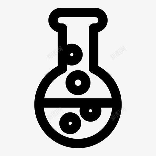 圆底烧瓶化学实验室图标svg_新图网 https://ixintu.com 化学 圆底烧瓶 实验室 科学 试管 试验