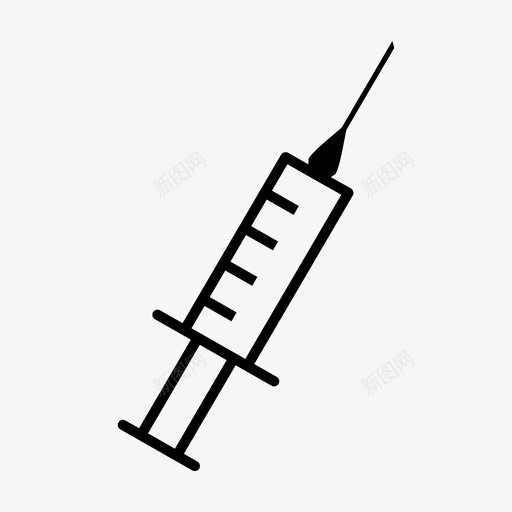 注射器健康保健图标svg_新图网 https://ixintu.com 保健 健康 医疗 注射器 疫苗接种