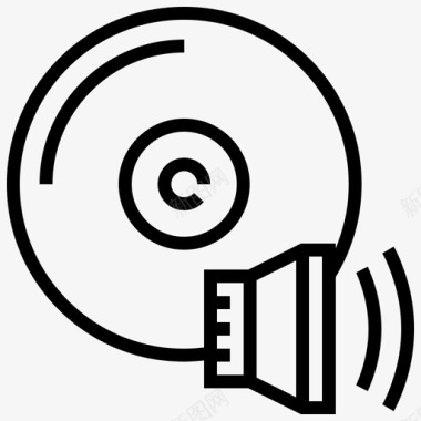 声音cd磁盘图标图标