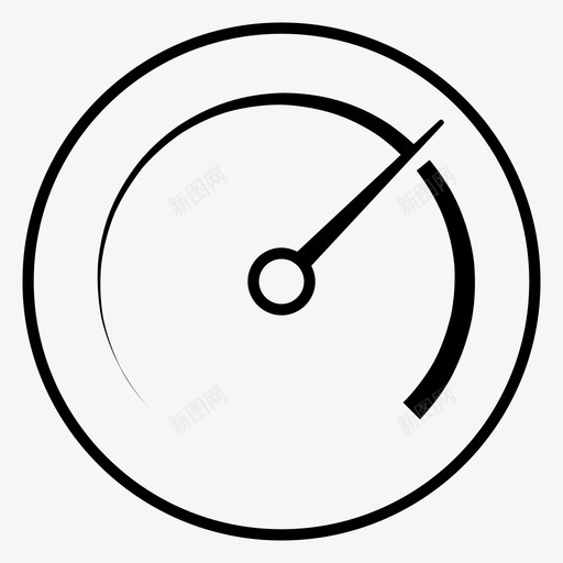 速度表快速指示器图标svg_新图网 https://ixintu.com 仪表图标 快速 指示器 速度表