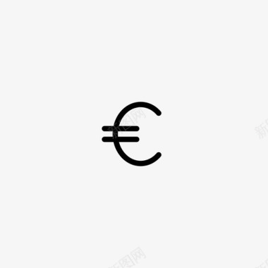 欧元货币手机银行用户界面集图标图标