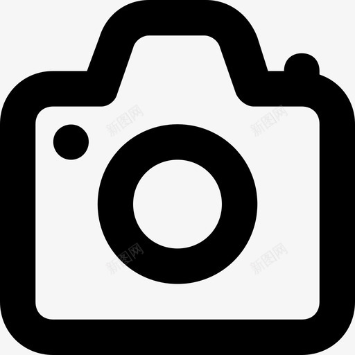 相机数码相机图像图标svg_新图网 https://ixintu.com 图像 摄影 数码相机 照片 电子平滑线图标 相机