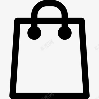可重复使用的购物袋商业通用用户界面图标图标