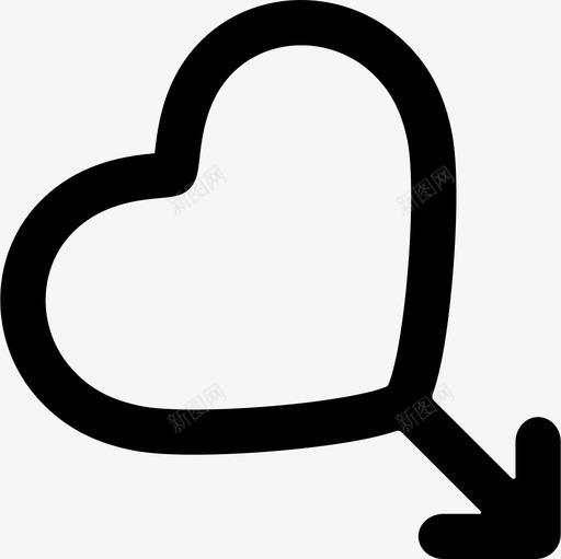 心的性别符号符号做我的情人图标svg_新图网 https://ixintu.com 做我的情人 心的性别符号 符号