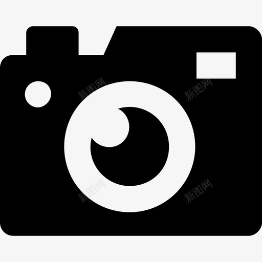 照相机图像照片图标svg_新图网 https://ixintu.com 图像 图片 摄影 照片 照相机 网络和通信材料字形图标