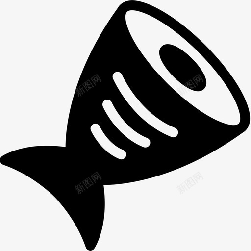 鱼食物油炸图标svg_新图网 https://ixintu.com 切片 油炸 油炸鱼 肉 食物 食物字形 鱼