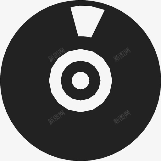 cddvd音乐图标svg_新图网 https://ixintu.com cd dvd 唱片 声音 音乐