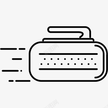 冰壶设备运动图标图标