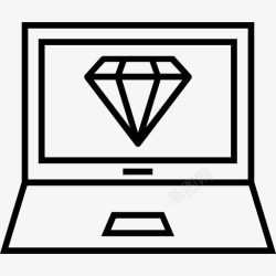 钻石清洁产品清洁代码开发图标高清图片