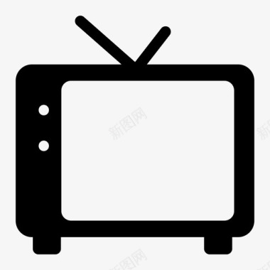 电视电视屏幕电视机图标图标